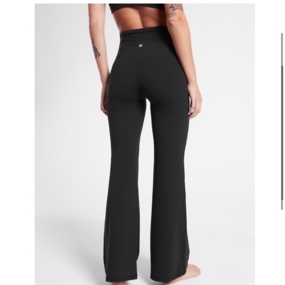 NWT- Athleta Black Elation Flare Pant - Picture 3 of 10